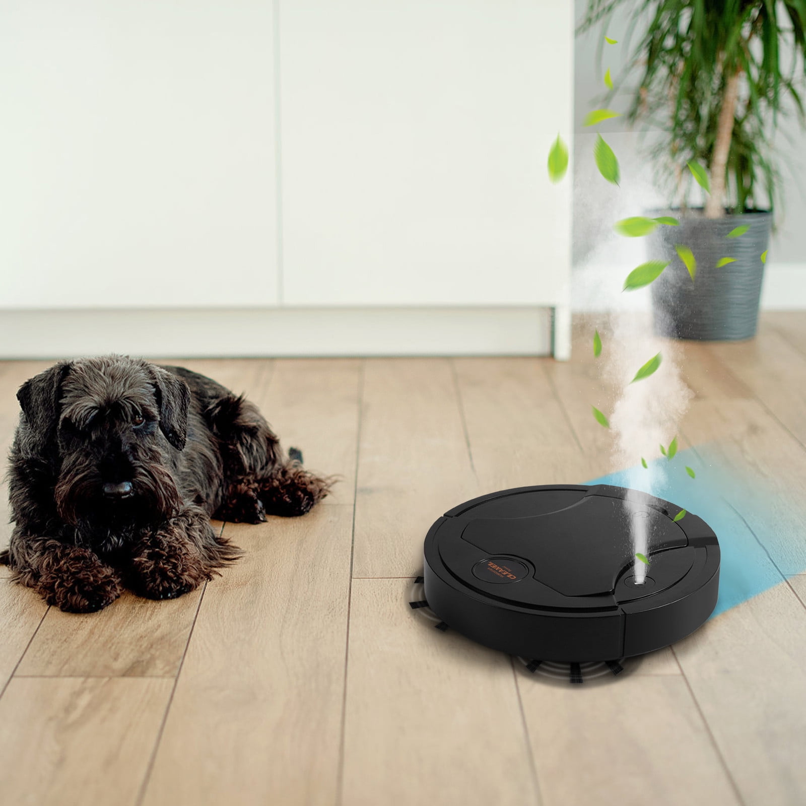 Outoloxit Smart Robot Vacuum and Mop Cleaner with Automatic Charging, Slim Design, Obstacle Avoidance, 4 Cleaning Modes for Home
