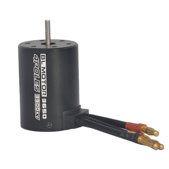 Grofry BL3650 3900KV 4 Poles 12 Slots High Torque Brushless Motor for 1:10 RC Car Truck