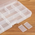 thumbnail image 2 of Injueey La caja de almacenamiento desmontable de los hilos de coser de la partición del color transparente modifica el espacio de Almacenamiento y organización del hogar, 2 of 6