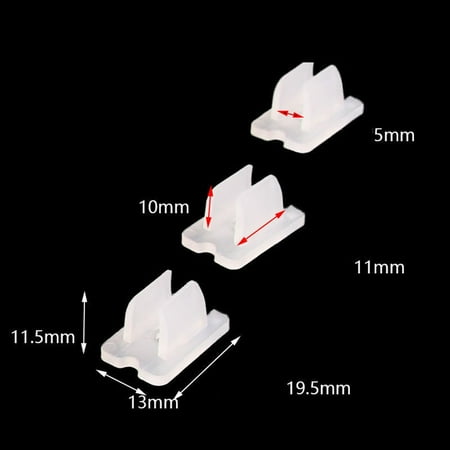 

30Pcs Led Strip Fix Clips Holder Connector Accessories Neon Light Plastic Buckle