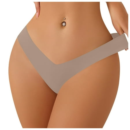 

UoCefik Thongs for Women Sexy Lingerie Low Rise Solid Quick Dry Breathable Thong Underwear