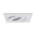 thumbnail image 3 of WAC Lighting Lotos 4" Square Adjust Aluminum Recessed Kit in White (Set of 6), 3 of 4