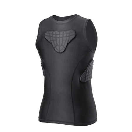 TUOYR Youth Padded Compression Shirt Vest Rib Chest Protector Football Baseball