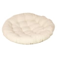 thumbnail image 1 of Colchón colgante de silla de huevo almohadilla colgante de silla redonda de sillón al aire libre cojín para la oficina de cocina balcón de balcón casa Beige, 1 of 8