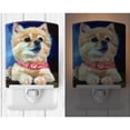 thumbnail image 2 of Caroline's Treasures 7392CNL Fancy Bandana Pomeranian Puppy Ceramic Night Light, 6x4x3", multicolor, 2 of 2