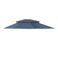 thumbnail image 2 of Garden Winds Replacement Canopy Top Cover for the Antigua Gazebo -Standard 350 - Midnight Trellis, 2 of 8