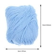 thumbnail image 2 of Mobutofu Fils de Coton pour Crochet 3 Rouleaux pour Bricolage et Perles Bleu Ciel, 2 of 5