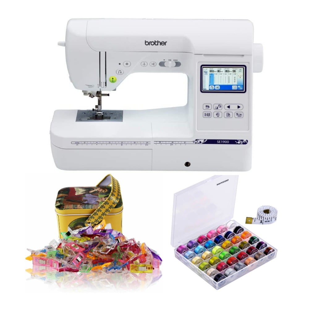 Brother SE1900 Sewing and Embroidery Machine with Threads and Sewing