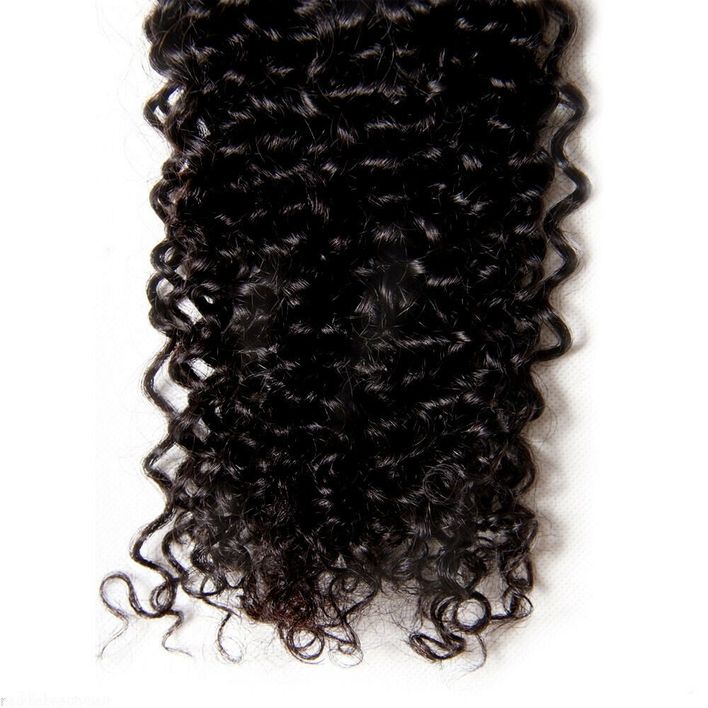 USTAR Unprocessed Remy 9A Human Hair Weave Jerry Curly Natural Black Color 1B - 24,24,26 INCH (3 Bundles)
