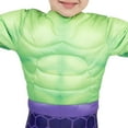 thumbnail image 1 of MARVEL Hulk Official Toddler Halloween Costume - Premium Quality Padded Jumpsuit and Fabric Mask (3T-4T), 1 of 5