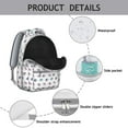 thumbnail image 4 of Hedgehog Backpack for School,Cute School Bag,Schoolbag with Adjustable Shoulder Straps & Padded Back,15.3"x11"x7.1"., 4 of 6