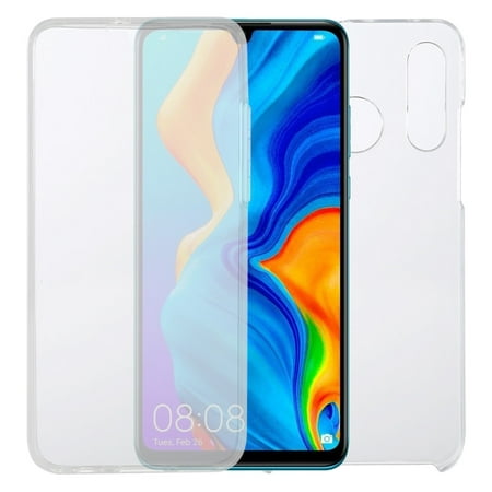 For Huawei P30 Lite PC+TPU Ultra-Thin Double-Sided All-Inclusive Transparent Case