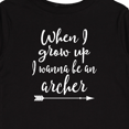 thumbnail image 4 of Inktastic Future Archer Childs Archery Arrow Boys or Girls Long Sleeve Toddler T-Shirt, 4 of 5