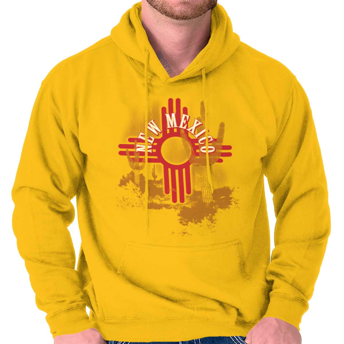Brisco Brands Brisco Brands New Mexico Zia Sun Symbol State Pullover