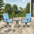 thumbnail image 5 of Aoodor High-Back Outdoor Dining Chair Cushion Set, Fade-Resistant Polyester Fabric, Water-Repellent TPU Coating, 37x20x2.8 Inches (Set of 4), 5 of 8