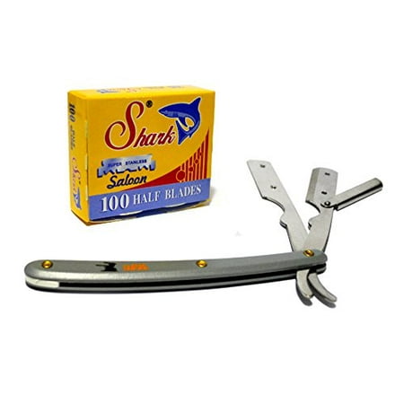 razor edge barber samurai blades shark straight stainless professional single steel classic