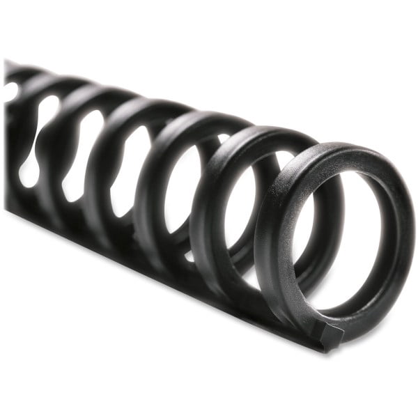 GBC® ProClick® Binding Spines, 1/2", 85-Sheet Capacity, Black, Pack Of 25