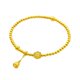 thumbnail image 1 of Pulsera de perlas de loto chapada en oro para mujer con amuleto de piel, 1 of 2