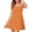 Orange, variant on RUTAYY Swimwear Women Ribbed Swimsuits Swim Dress Adjustable Straps Bathing Suit With Pockets Seaside Swim Wear