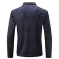 thumbnail image 3 of Blusa y camisa de manga larga con cuello vuelto para hombre, estilo informal de negocios, de moda, con media cremallera y manga larga con cuello vuelto para hombre., 3 of 5