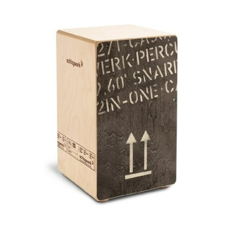 Schlagwerk CP404BLK 2inOne Series Snare Cajon l Black Baltic Birch Front Plate l Made in Germany