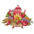 thumbnail image 1 of Cuadros Decorativos Tetera de bordado parcial lienzo estampado 14CT DIY Kits de punto de cruz (J535) Sywqhk Nuevos Originales, 1 of 9