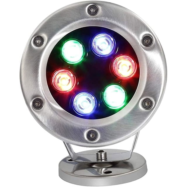 Jinsinto Durable Low Pressure Safety Underwater Light Low Voltage No Decorative Transformer Swimming Pool Fish Pond Landscape Highlight LED 6W Ceiling Light