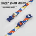 thumbnail image 4 of PcEoTllar Dog Collar with Geometric Patterns – Colorful Stylish & Durable Nylon Dog Collar for Small Medium Large Dogs (Imagine The Future, Small), 4 of 8