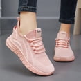 thumbnail image 5 of Domzle Women's Walking Shoes Comfortable Cushion Running Tennis Shoes Non-Slip Athletic Workout Cross Training Sports Fashion Sneakers Pink 40, 5 of 9