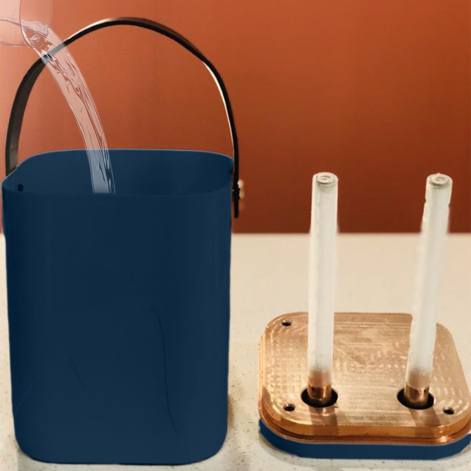 MICLOZYT Humidifier Large Room,1.8L Quiet Portable Dual-Nozzle Desktop Cool Mist Humidifier (Blue),for Baby Nursery and Plant
