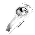 thumbnail image 2 of Qnjujn Stainless Steel Egg Yolk Separator - Multi-Color Kitchen Gadget for Liquid Filtering - Easy-Clean Space-Saving Tool for Home Baking Cooking, 2 of 2