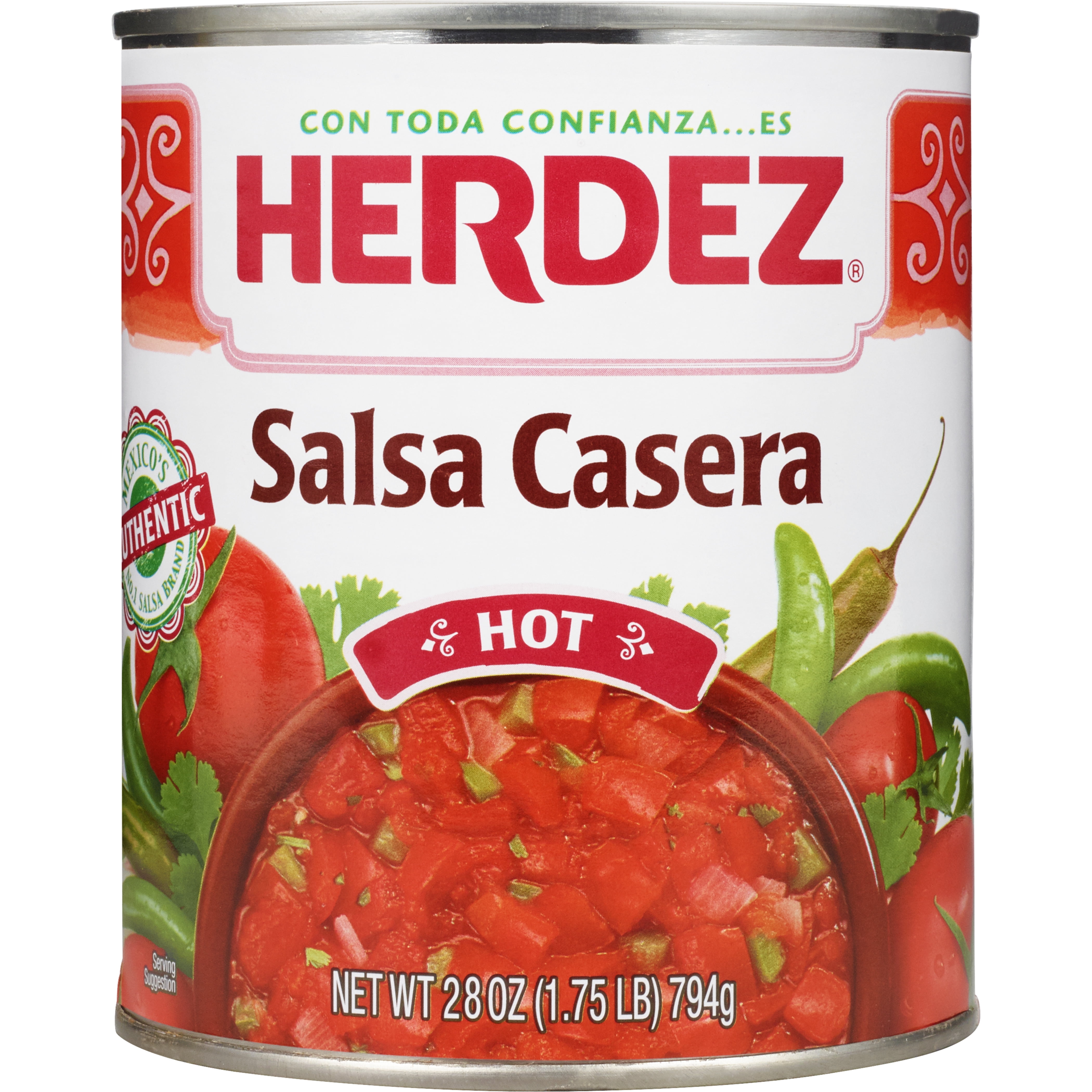 HERDEZ Salsa Casera - Hot, 24 oz