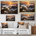 thumbnail image 4 of Designart "Abstract Mountain Majesty Grey and Yellow Lands V" Landscapes Wall Art - Modern Grey Abstract Landscapes Entryway Wall Art Print, 4 of 4