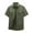 j-Green33272, variant on LIIPEE Men Shirts Casual Loose Fit Solid Color Short Sleeve Lapel Summer Shirt Male Button Up Fashion Tops With Pockets Outdoor Comfortable Breathable Soft Daily Shirts,Blue,L