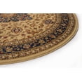 thumbnail image 5 of Sensation Transitional Ivory and Scarlet Indoor Area Rug, 5' x 7' Oval, 5 of 6