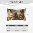 thumbnail image 4 of Honeii Farm Corgi German Shepherd Decorative Throw Pillow Case - Elevate Your Couch, Sofa, or Bed with Stylish Home Decor, Perfect Gift Idea-20"x30", 4 of 6
