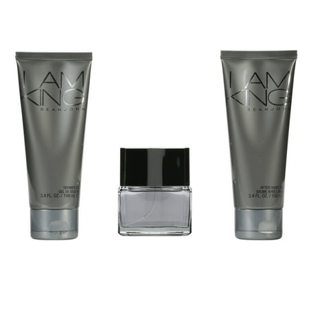 Sean John I Am King Cologne Gift Set for Men, 3 Pieces