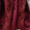 thumbnail image 6 of BAETEUY Winter Women Jacket - Thick Faux Fur Heat Retention Solid Color Long Sleeves Coat, 6 of 8