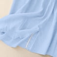 thumbnail image 7 of ZGRBOU Cotton Linen Maxi Skirts for Women with Pockets High Waist A-Line Split Midi Long Skirt Casual Beach Party Holiday Skirt, 7 of 7