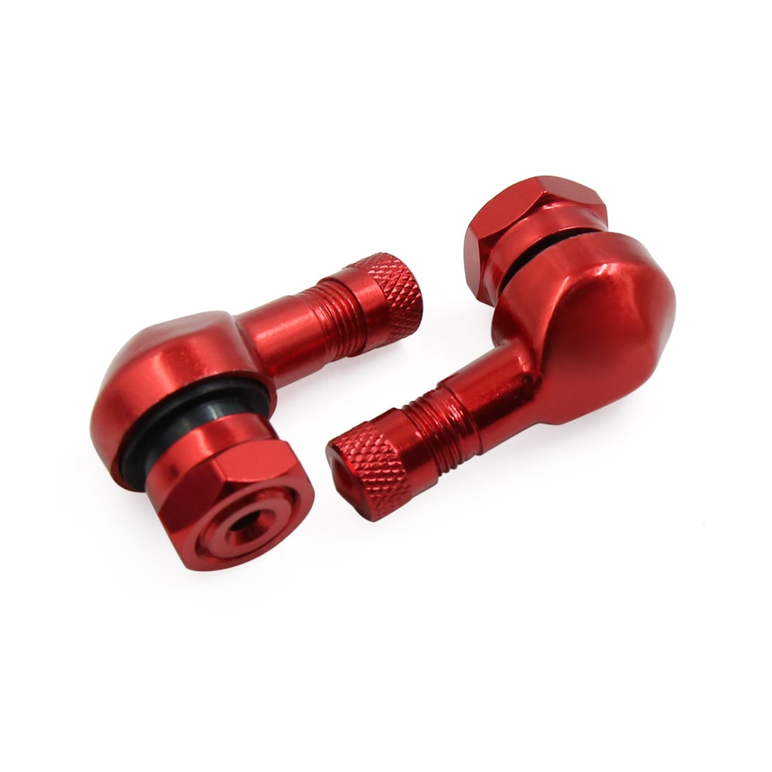 2pcs Aluminum Alloy 90 degree Wheel Valve Stem for Cars Trucks