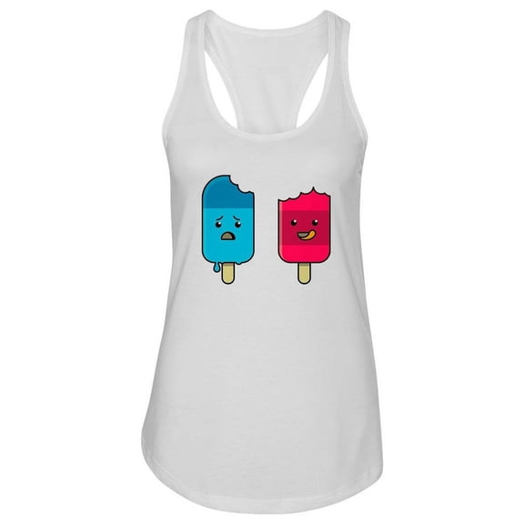 Funny Popsicles. Tank Women -Image by Shutterstock, Female x-Large