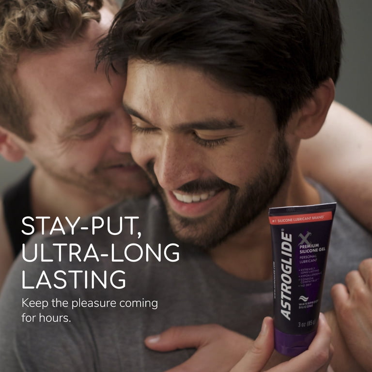 Astroglide X Silicone Gel Personal Lubricant, Long-Lasting Waterproof Sex  Lube, 3 oz