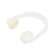 thumbnail image 4 of Auriculares para muñecas BJD, decoración de micro paisajes, disfraces de moda versátiles para manualidades. Blanco, 4 of 9