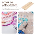 thumbnail image 4 of KAKOWELY bracelet design board Wooden Jewelry Design Board Wood Bead Board For Jewelry Making Wood Bead Measuring Board Design Boards For Bracelets Necklaces Making Jewelry Tray, 4 of 4