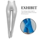 thumbnail image 4 of GOOHOCHY Maniquí inflable de media pierna para exhibición de ropa femenina, pantalones femeninos, para tienda, 4 of 8