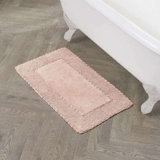 Alfombra de Baño de Algodón Laura Ashley Rosa Rubor 51x86 cm