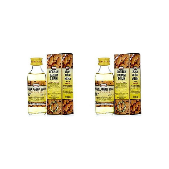 Pack Of 2 - Patanjali Rogan Badam Sweet Almond Oil - 150 Ml (5.07 Oz)