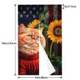 thumbnail image 3 of XMXT Japanese Noren Doorway Room Divider Curtain,Sunflower Cat Vintage Restaurant Closet Door Entrance Kitchen Curtains, 34 x 56 inches, 3 of 7