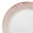White ,Rose Gold , Silver Rim, variant on Smarty 7.5" White Rose Gold Silver Mosaic Round Plastic Salad Plates 120ct