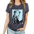 thumbnail image 1 of TayIor Sw1ft Chemises, Tyler Sw1ft Merch, Tyler Sw1ft, Mode Décontractée Imprimée Col Rond Manches Courtes Chemises Blouse Femme Graphique Amateur de Musique TKFASHION Vert TTG, 1 of 5